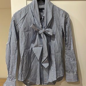Ralph Lauren tie front shirt